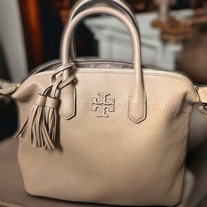 Tory Burch McGraw handbag light pink/nude with Shoulder Strap
